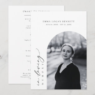 I Loving Memory Funeral Order Program
