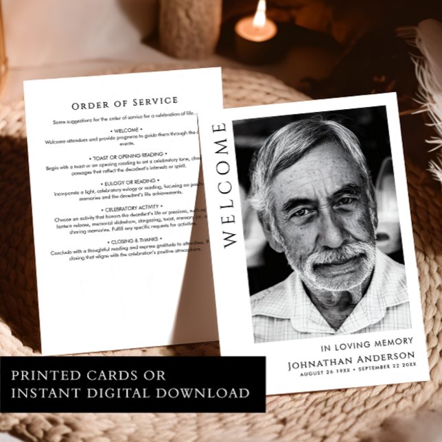 I Loving Memory Funeral Order Program (Skapare uppladdad)