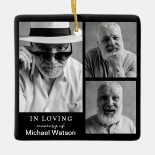 I Loving Memory Grandpa Funeral Memorial Keepsak Julgransprydnad Keramik