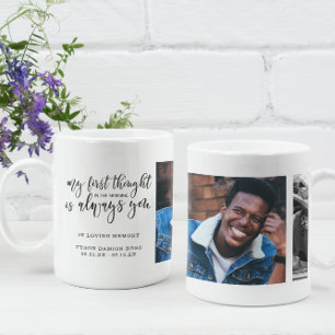 I Loving Memory Handskrift: två fotokollage Kaffemugg