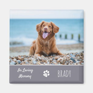 I Loving Memory Hund Keepsaké Pet Memorial Magnet