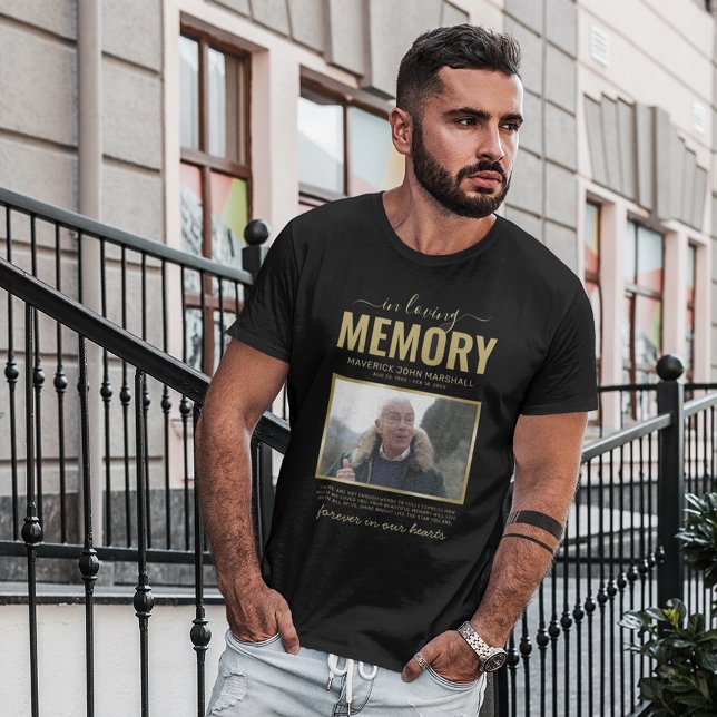 I Loving Memory Memorial Bild T Shirt (Skapare uppladdad)