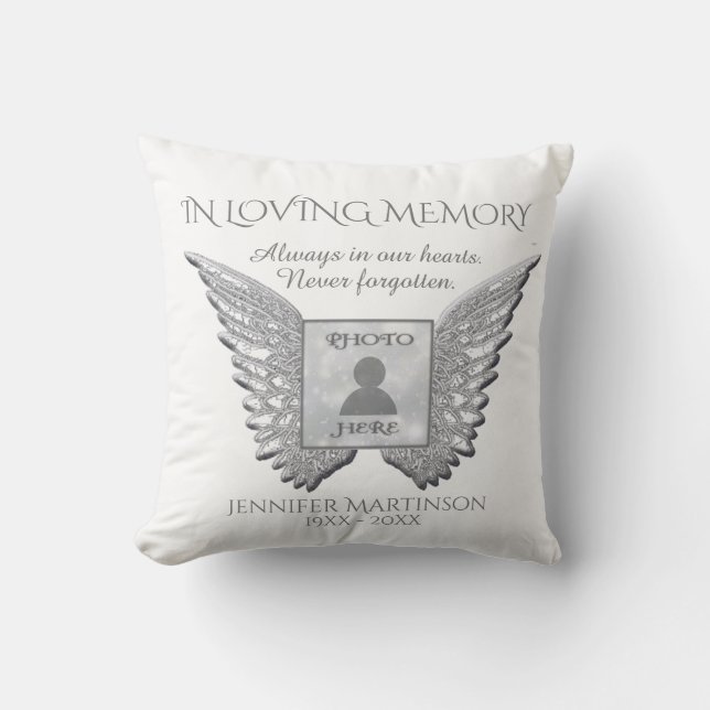 I Loving Memory Memorial Dekorativ kudde (Framsida)