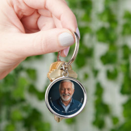 I Loving Memory Memorial Funeral Gift Rund Silverfärgad Nyckelring