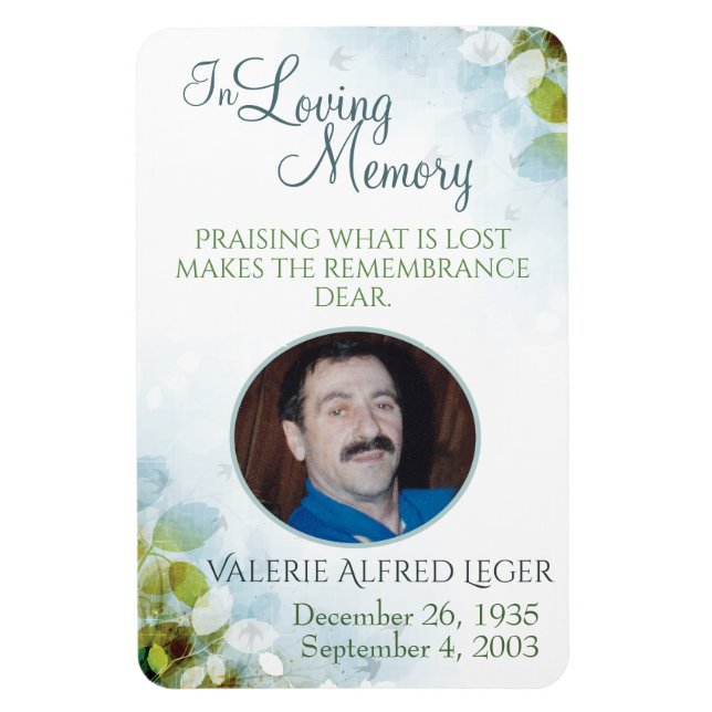I Loving Memory Memorial Keepsak Magnet (Vertikal)