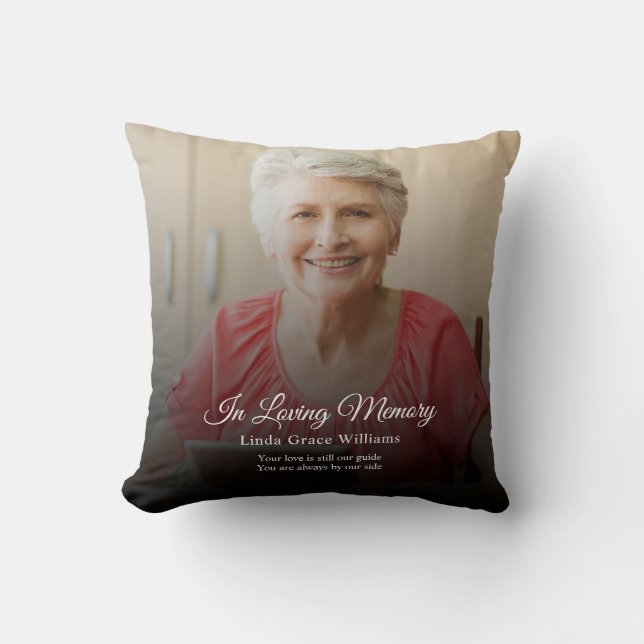 I Loving Memory Memorial Keepsaké Bereaving Kudde (Framsida)