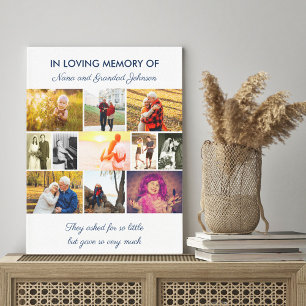 I Loving Memory Memory Memory Remembrate Quote - F Canvastryck