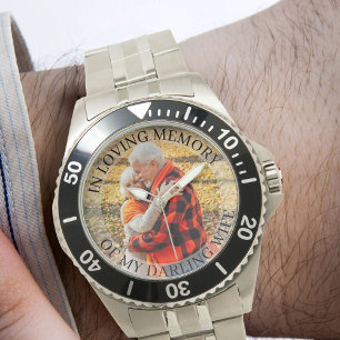 I Loving Memory Memory Remembran Photo Watch Armbandsur