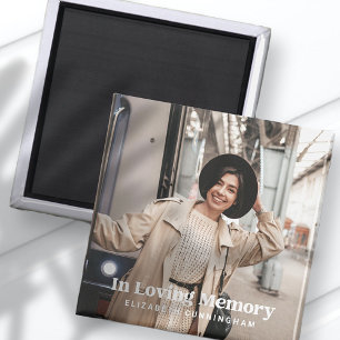 I Loving Memory Modern Anpassningsbar Photo Memori Magnet