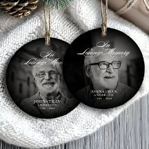 I Loving Memory Modern Memorial Keepsaké Photo
