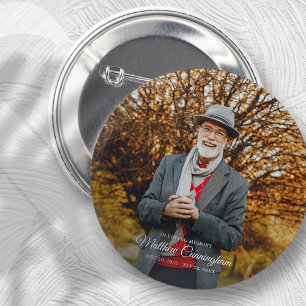 I Loving Memory Modern Vignette-fotokeepitet Knapp