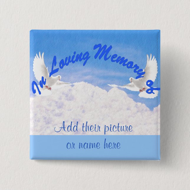 I Loving Memory of.._Button Knapp (Framsida)