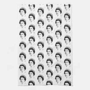 I Loving Memory of HM Queen Elizabeth II Kökshandduk