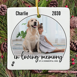 I Loving Memory Pet Memorial Julgransprydnad Keramik