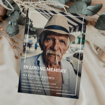 I Loving Memory Photo Funeral Memorial