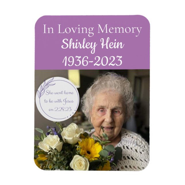 I Loving Memory Photo Grandma Christian Magnet (Vertikal)