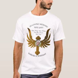 I Loving Memory Photo Keepsak Kor med Vingar T Shirt