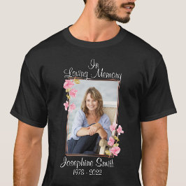 I Loving Memory Shirts with Photo Template T Shirt