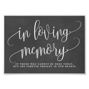 I Loving Memory Sign (LV-minnesskylt) väljer du St Fototryck