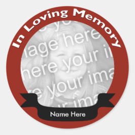 I Loving Memory Stickers Runt Klistermärke
