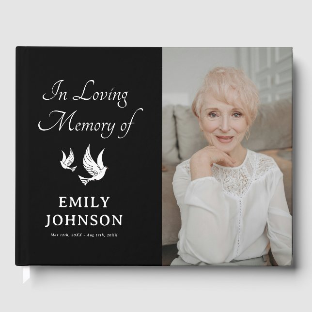 I Loving Memory | Tomma duvor Gästböcker (Framsida)