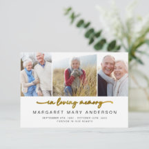 I Loving Memory | Tre fotografier Funeral Sympathy