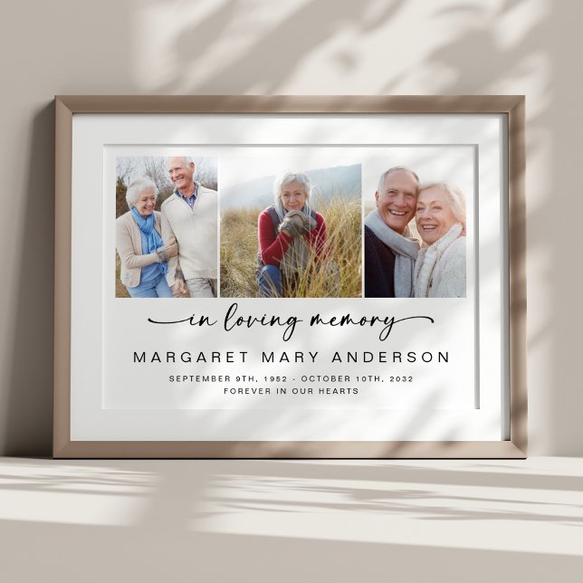 I Loving Memory | Tre foton Skriv ut Poster (Skapare uppladdad)
