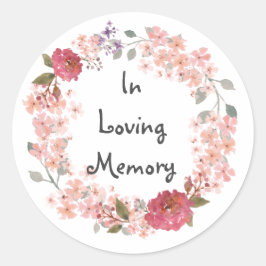 I Loving Memory WAN Runt Klistermärke