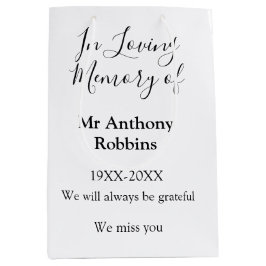 I Loving minne av namn begravningsminne