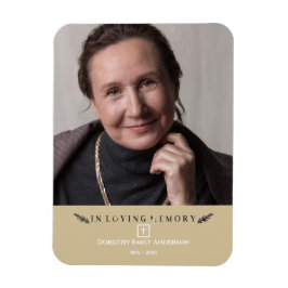 I LovMemory Photo Minimalist Loved Ones Guld Magnet