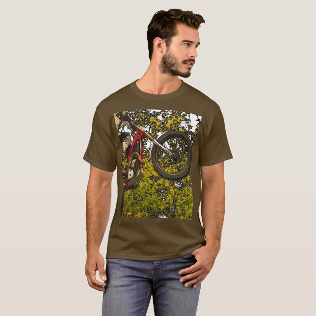 I Luft - Dirt Bike Tävling T Shirt (Hel framsida)