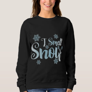 i luktande snö, söt snöflingor snowy Winter helgda T Shirt