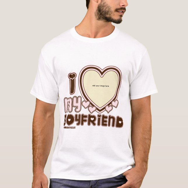 i luv brun bf t shirt (Framsida)