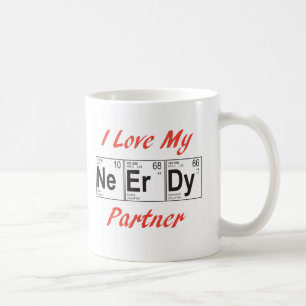 i luv min nerd mugg