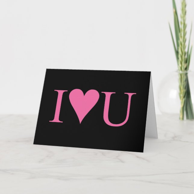 I LUV U KORT (Framsida)