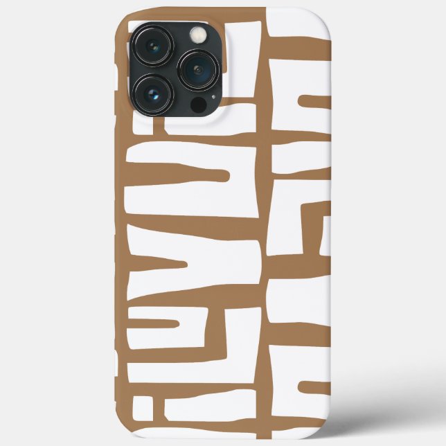 I LUV U-stammen Mönster Fodral-Mate iphone case (Baksida)