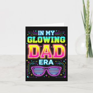 i Lysande Pappa-era Retro Groovy Färgglada Pappor Kort