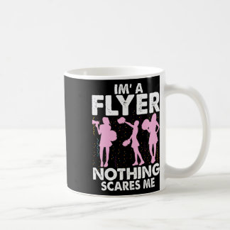 I’m A Flyer Nothing Scares Me Cheer Cheerleading C Kaffemugg