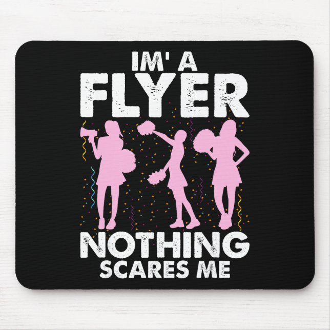 I’m A Flyer Nothing Scares Me Cheer Cheerleading C Musmatta (Framsidan)