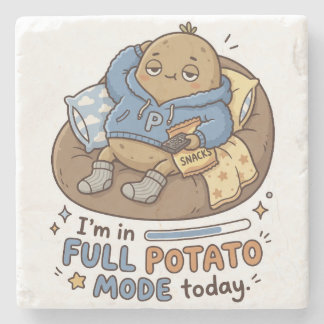 I’m in full potato mode today| Couch Potato Potato Stenunderlägg
