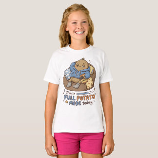 I’m in full potato mode today| Couch Potato Potato T Shirt