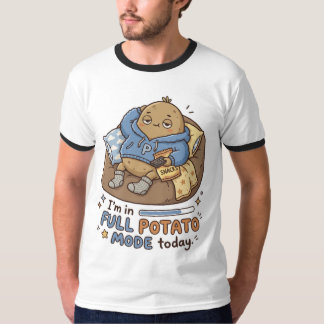 I’m in full potato mode today| Couch Potato Potato T Shirt