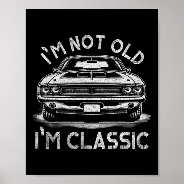 I&# m Inte gammal I&# m Clic Funny Manar jul Gi Poster (Framsidan)
