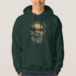 I’m Living in My | Funny Fisherman Gift | Outdoor Hoodie