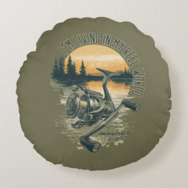 I’m Living in My Reel World | Fishing lake Rund Kudde