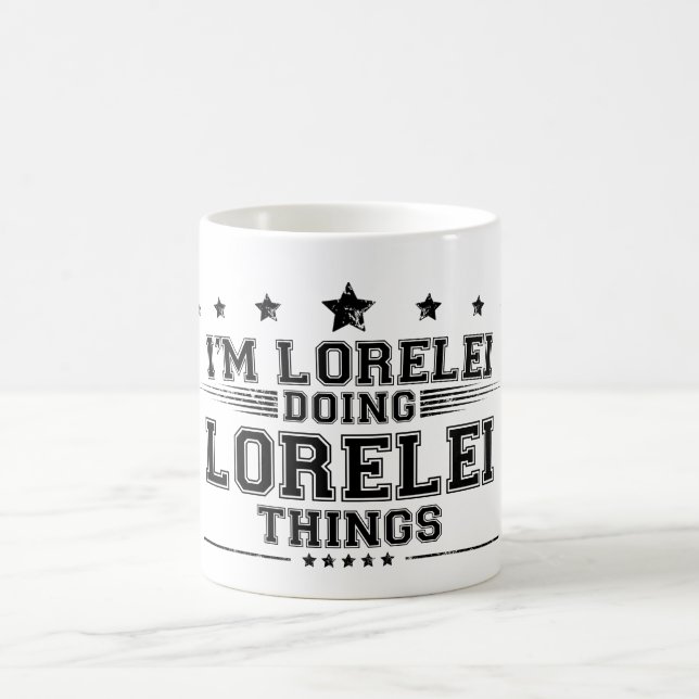 i’m Lorelei gör Lorelei sak Kaffemugg (Center)