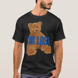 I m lost Bear Novelty 90s retro  funny T Shirt