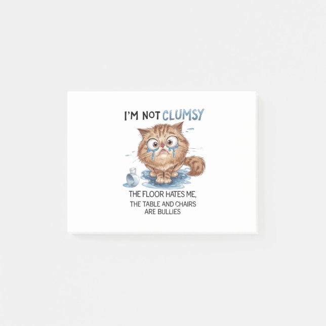 I’m Not Clumsy  Post-it Block (Framsida)