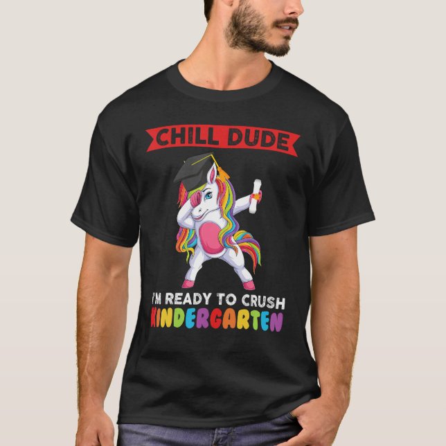 I m ready to crush kindergarten kindergarte gradua t shirt (Framsida)