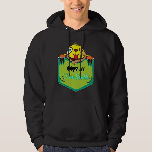 I M Sloth Mugg S Hoodie (Framsida)